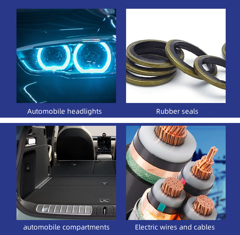 RTV Sealant Automobile Motorcycle Engines Black Electronic Components Flame Retardancy