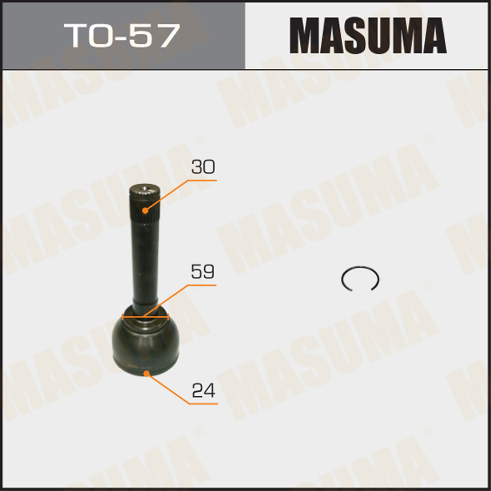 C.V. Joint for TOYOTA LAND CRUISER 1992-2021 C62A 4G15 43405-60120 from TO-57 MASUMA