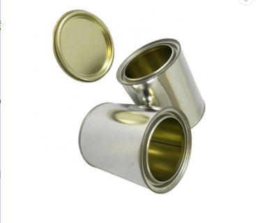 Round 5L Tinplate Empty Metal Container Tin For Food Storage