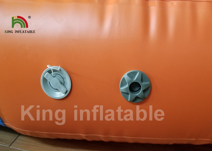 Waterproof Inflatable Water Park / Aquatic Park Playground With Trampoline For Rent