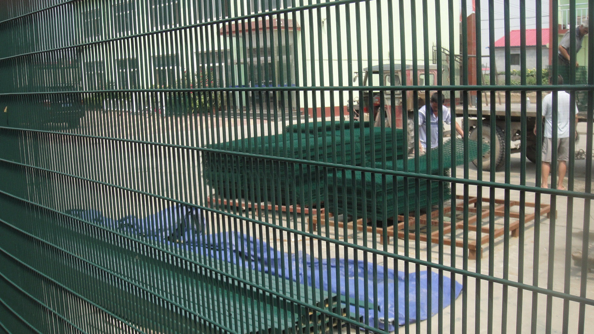 358 Security Fence Wall,Highest Security For Prison ,Prison Mesh System Invisible High Security Wire Wall Anti Cut Climb