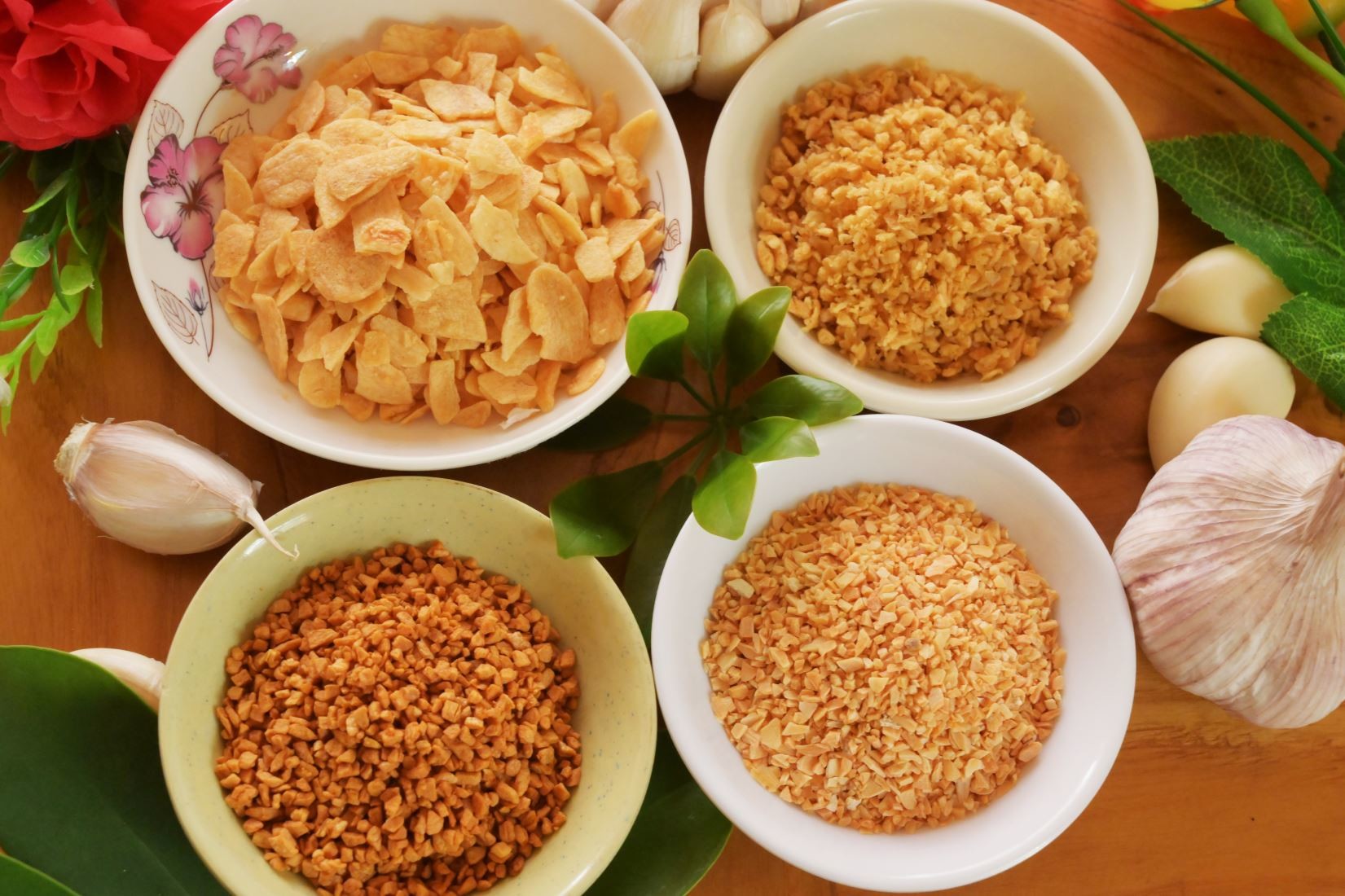 Gold 3*3mm Crispy Fried Garlic For Fried Chicken