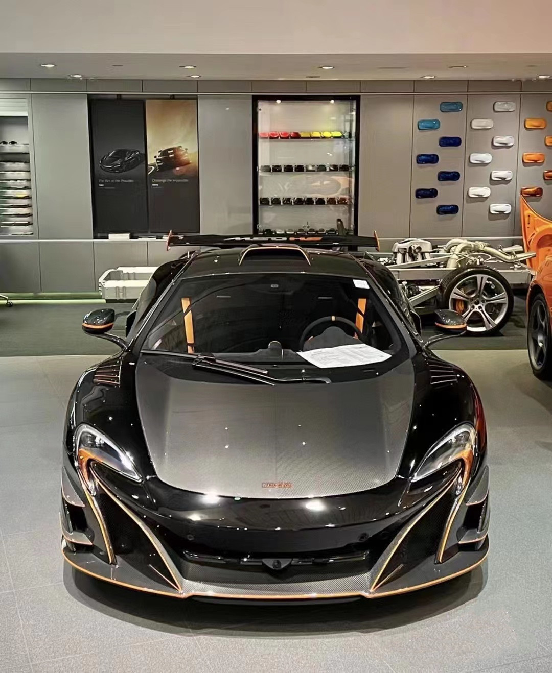 MSO 650s Body Kit 688HS 688HS Style Carbon Fiber Front Bumper Body Kit 2017