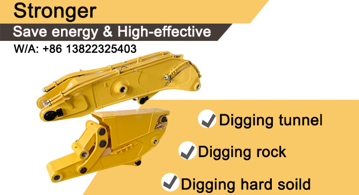 High Precision Excavator Tunnel Boom Shortened Arm Excavator Attachments