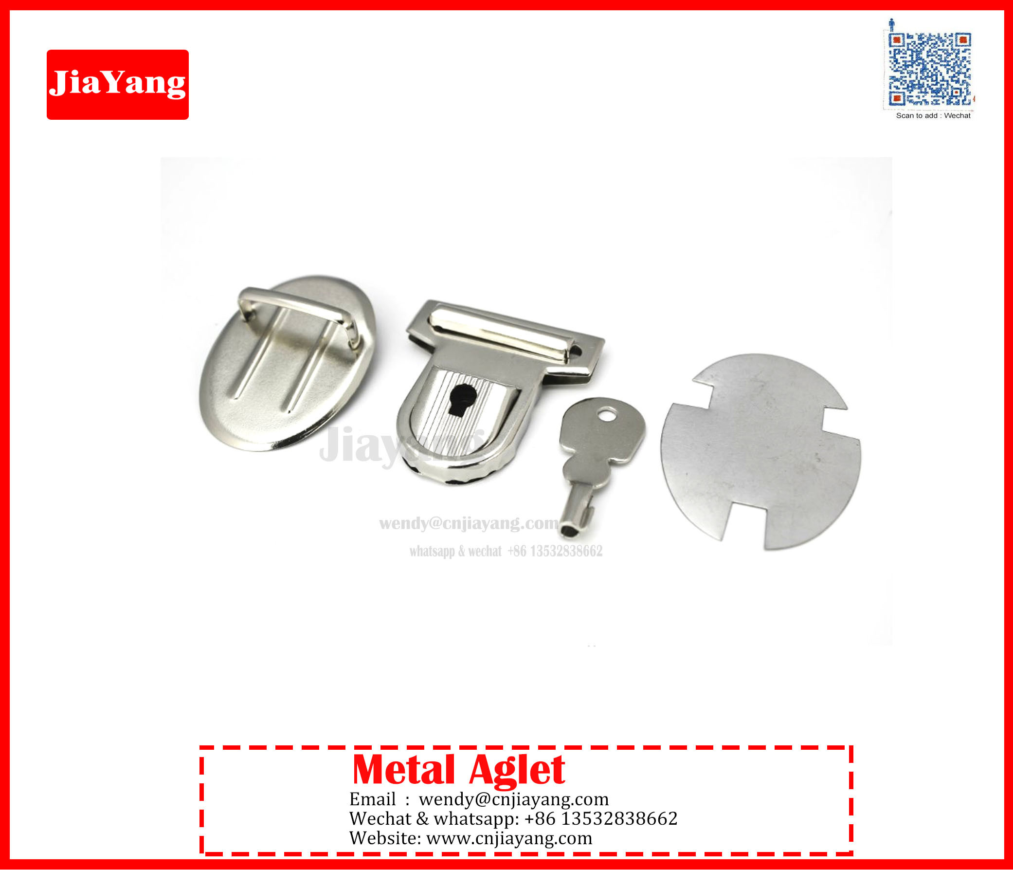 Doctor bags Tongue clasps lock for leath bags accessories