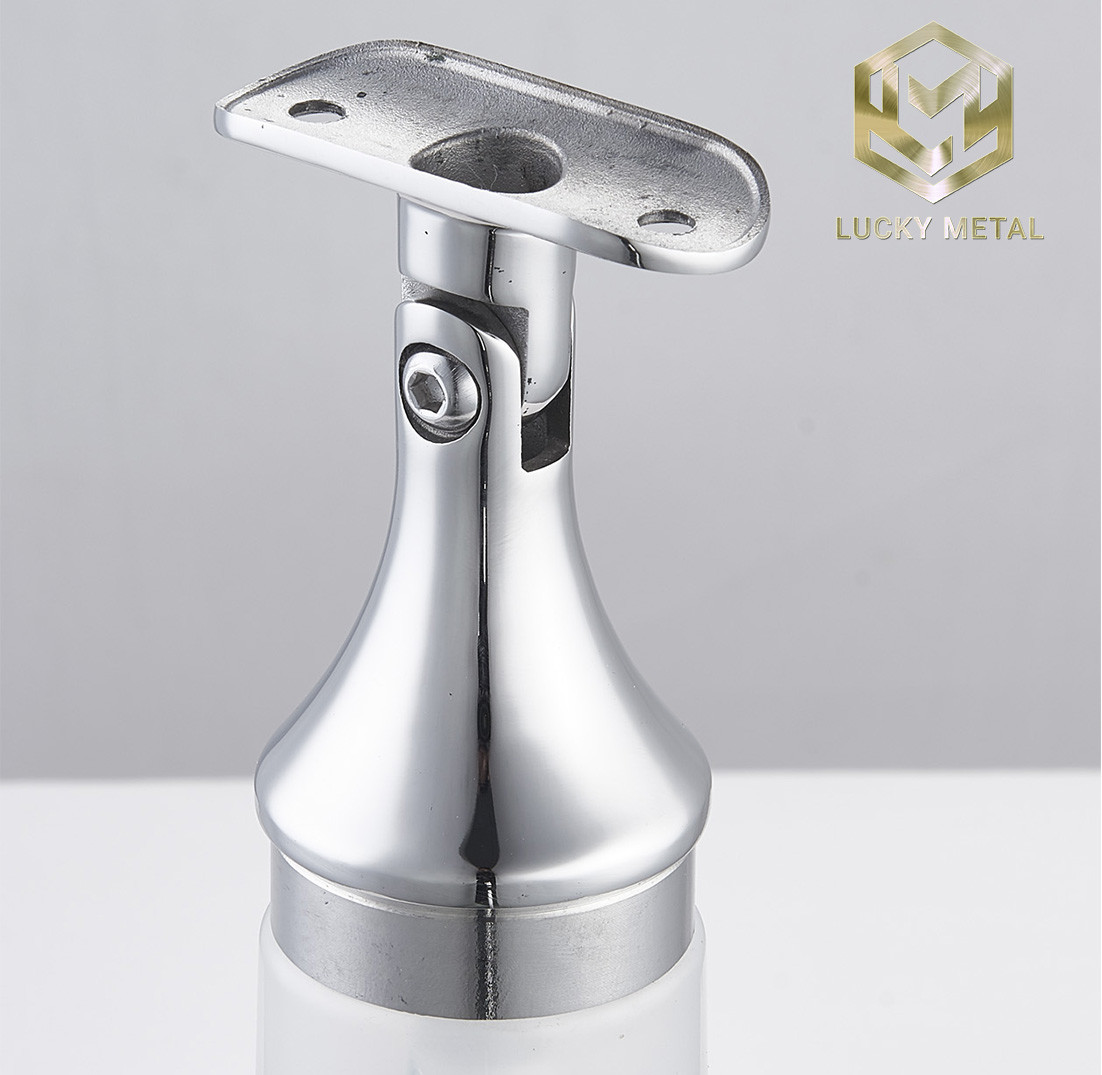 304 Grade Stainless Steel Tube Pipe Joint Connector Fittings For Outdoor Balustrade Handrail Railing Accessories