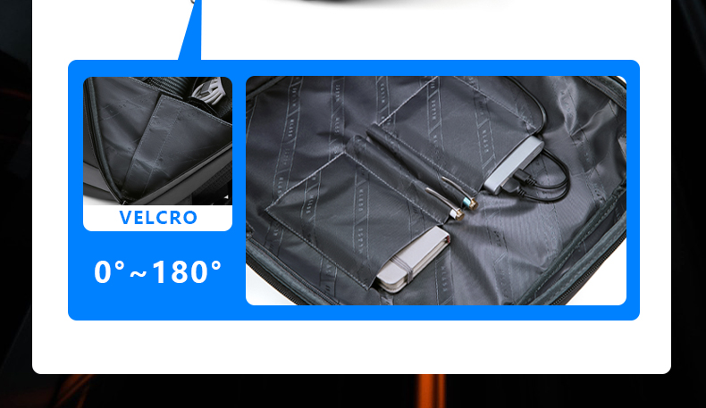 Softback Waterproof Business Backpack With USB Customized Logo