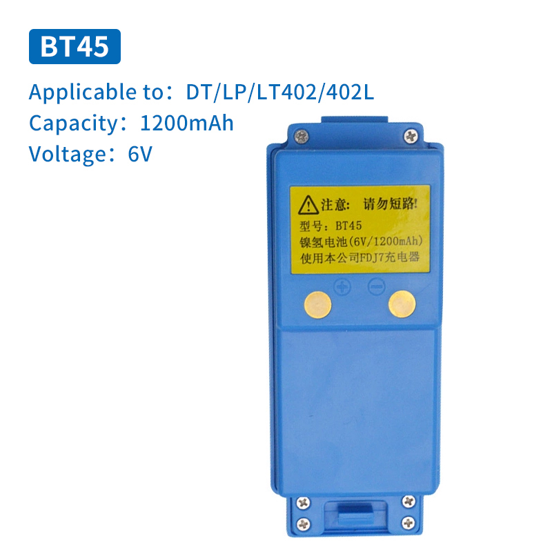Li-ion Battery BT45 for Foif Total Station Rechargeable Battery DT402L/LT402L/632 Genworth Electric Warp 6V