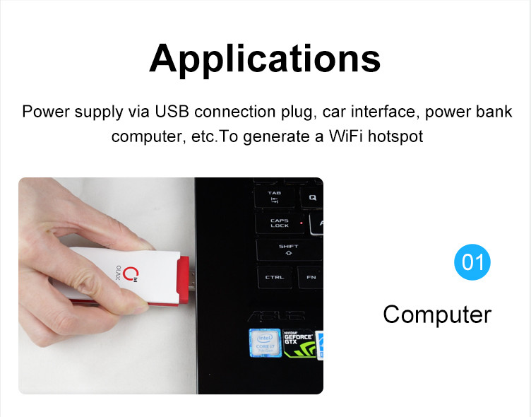 ODM Portable Pocket 4G USB Internet Modem Router TDD FDD For Smart Devices