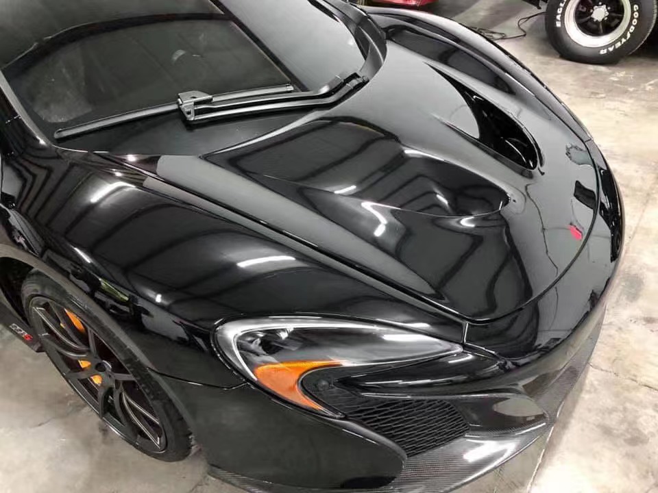 New Product for McLaren MP4-12C 650S Carbon Fiber Hood Mp4-12c 650S Upgraded P1 Style Bonnet and Engine Hatch