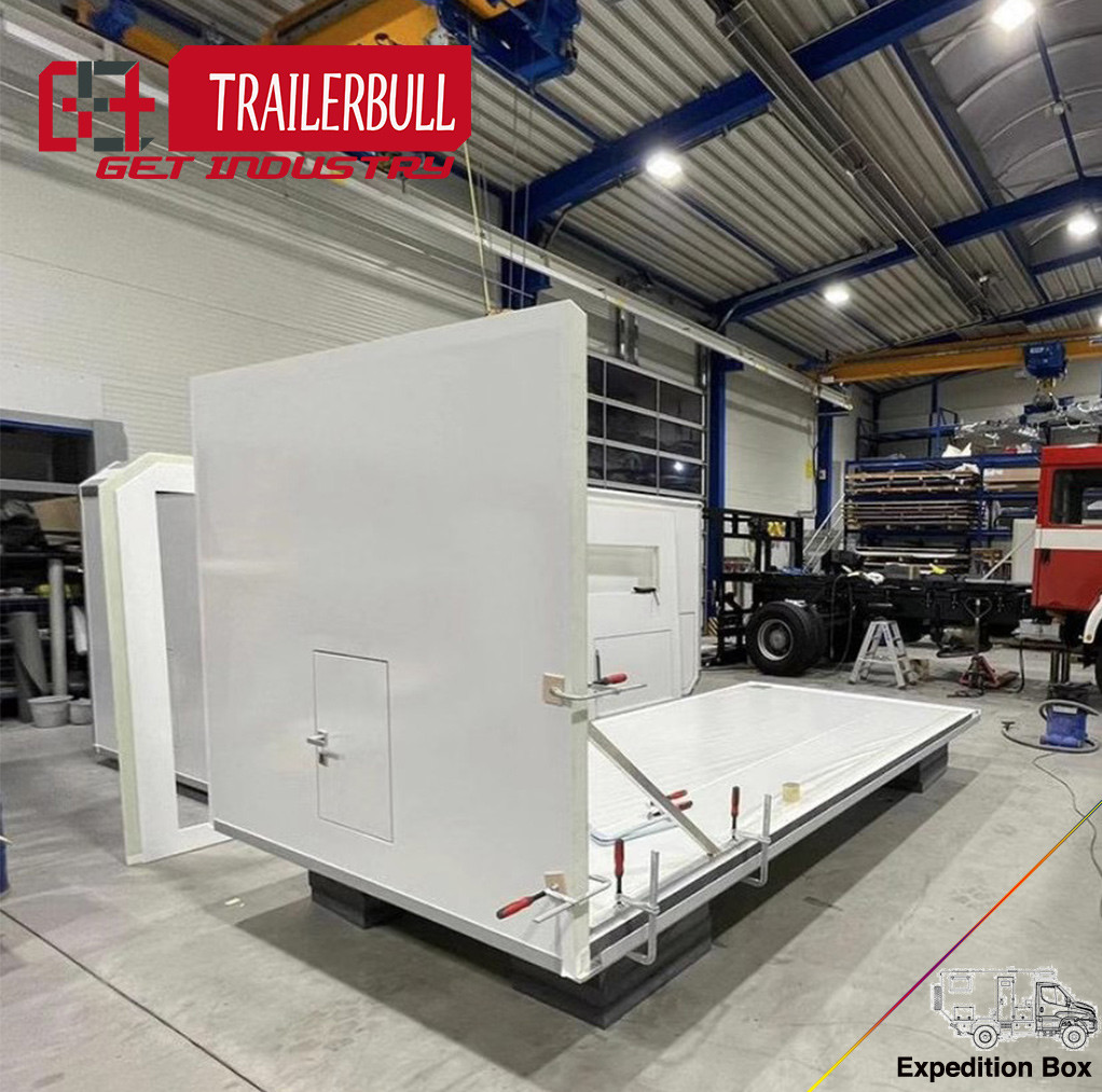 4.9m Expedition Truck Body for Motorhome and Flatbed Trucks with Departure Angle Design