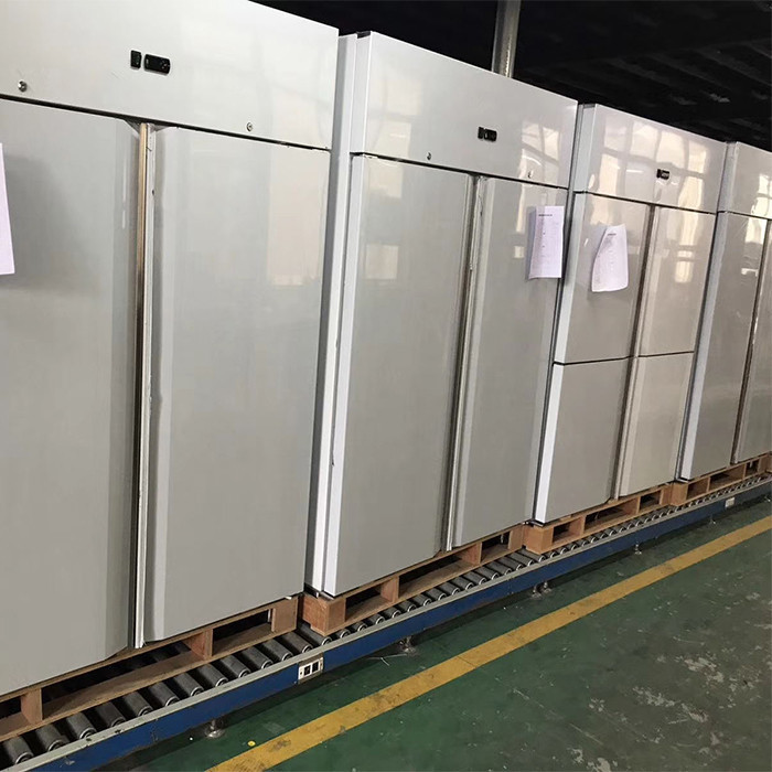 R404A 450W Commercial Stainless Steel Refrigerator Freezer