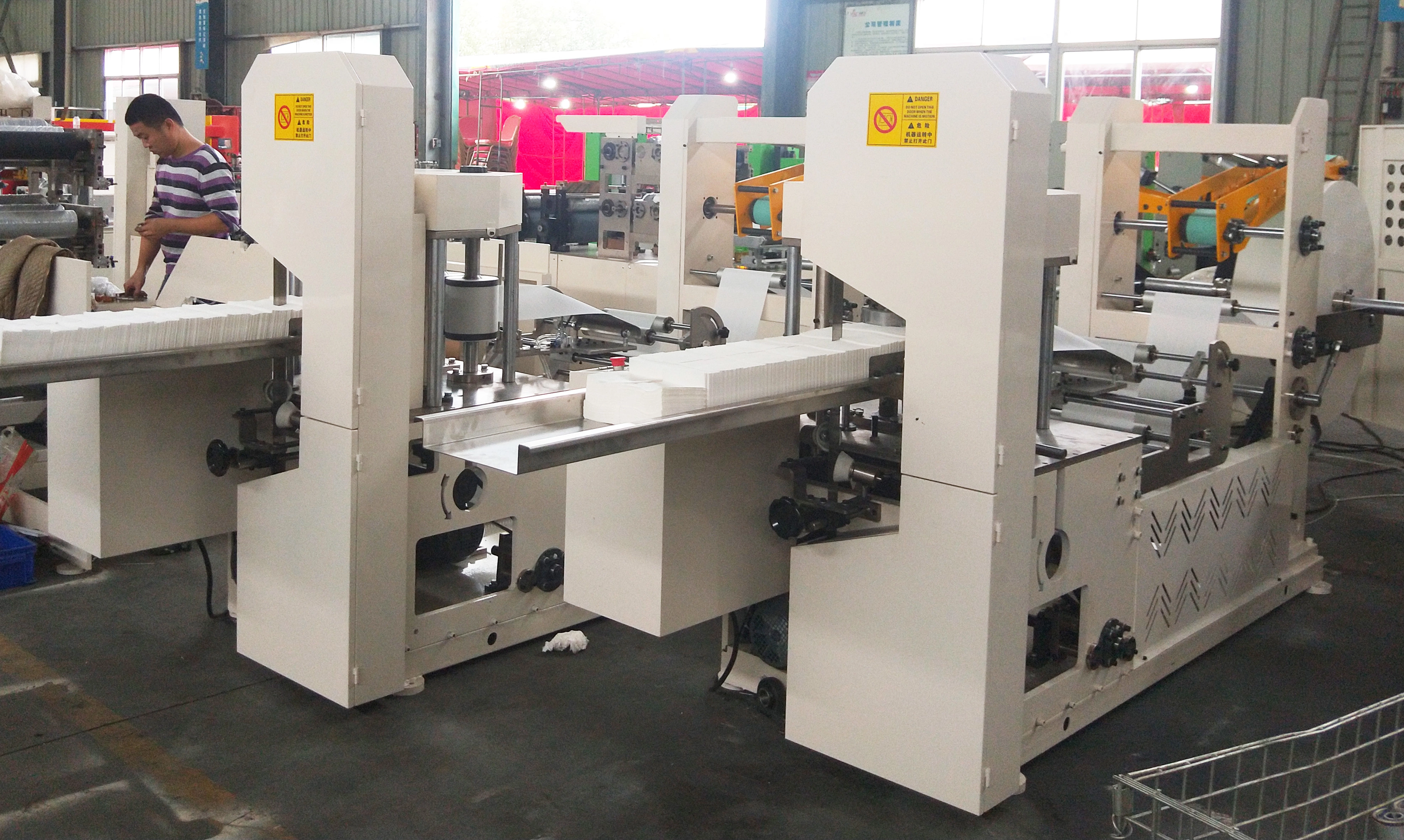 CE 2 Deck Two Color Prinring Unit Napkin Printing Machine