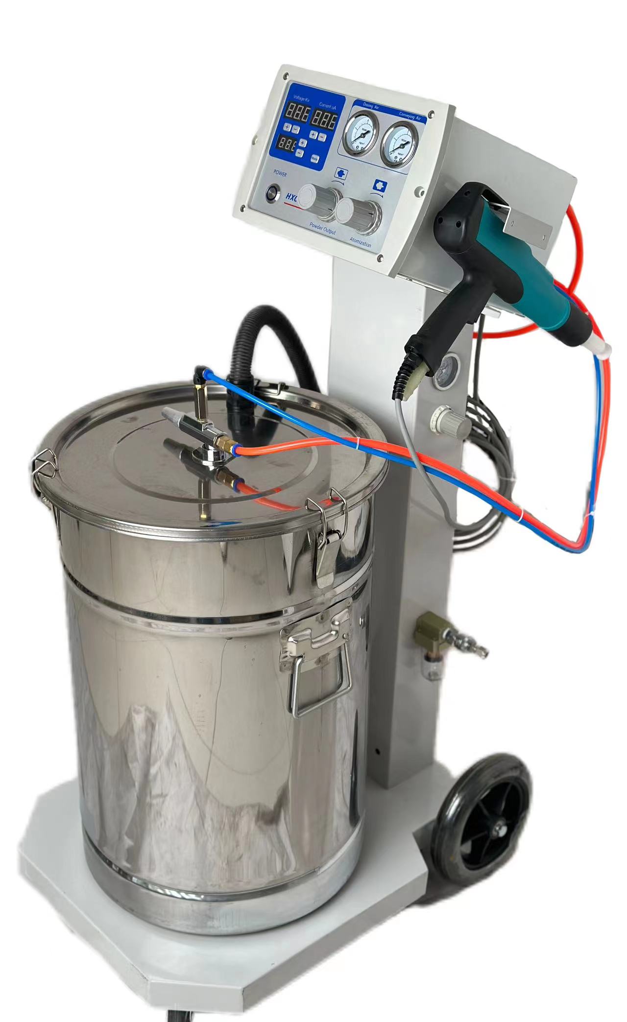 Easy To Clean Automatic Powder Spraying Machine Eco Friendly Safety Operation