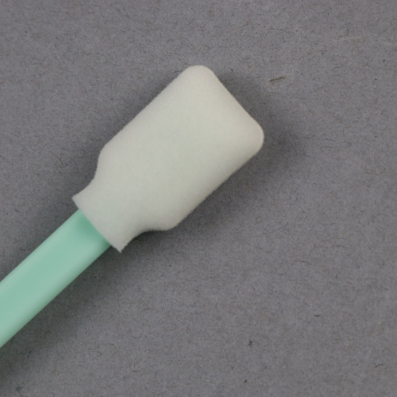 TX707 Type Foam Swab Total Length 128mm Red Stick Cleanroom Sponge Swab