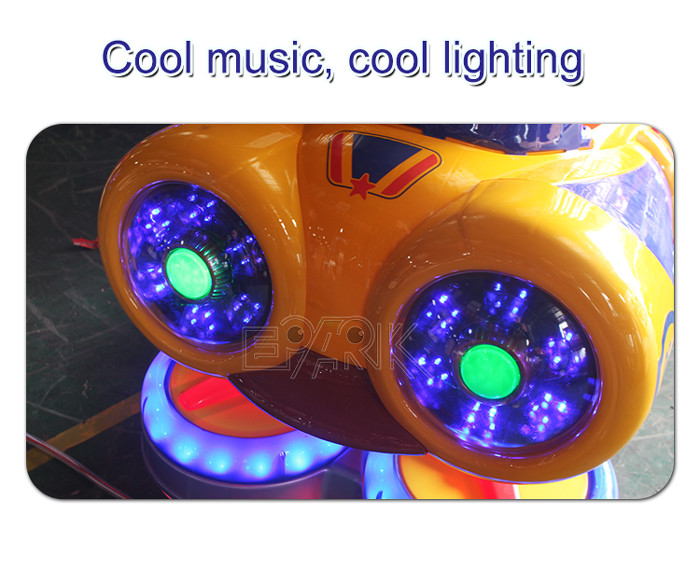 Cartoon Mini Track Train Set Small Electric Children Rides On Train Park Games