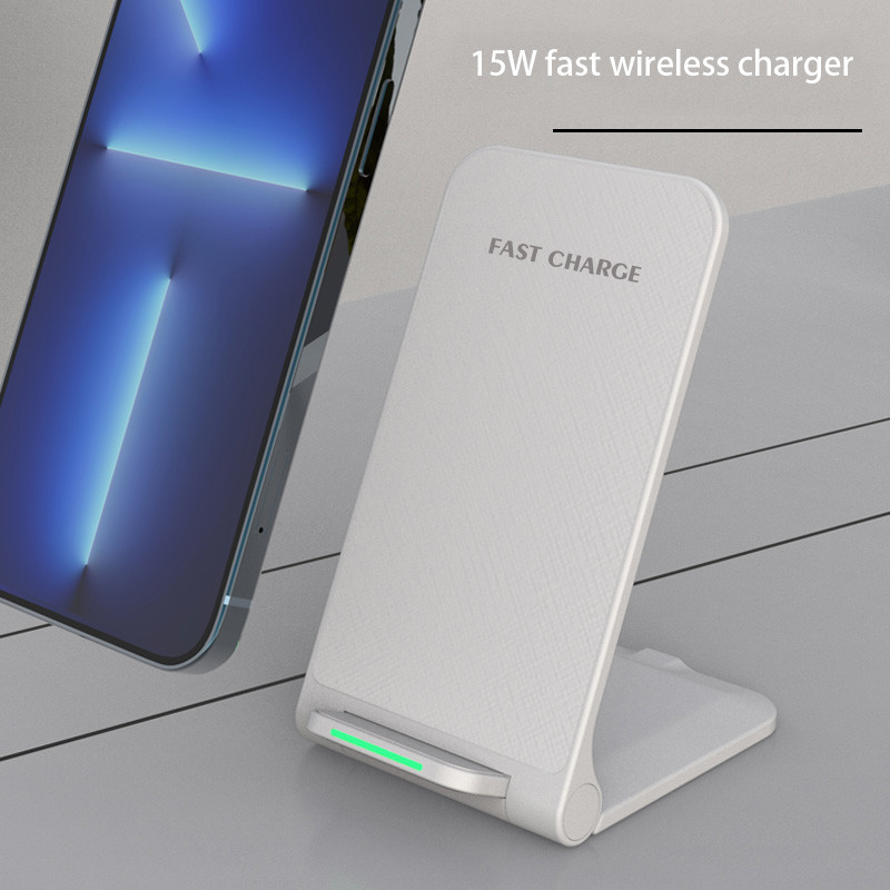9V - 12V / 2A Qi Fast Wireless Charging Stand Foldable Wireless Charger