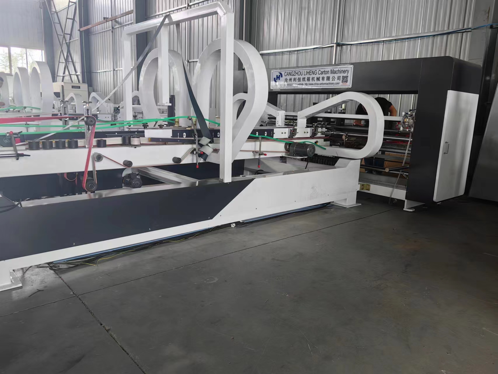 Full Automatic Carton Folder Gluer Machine for Fast and Accurate Spot Product Packaging