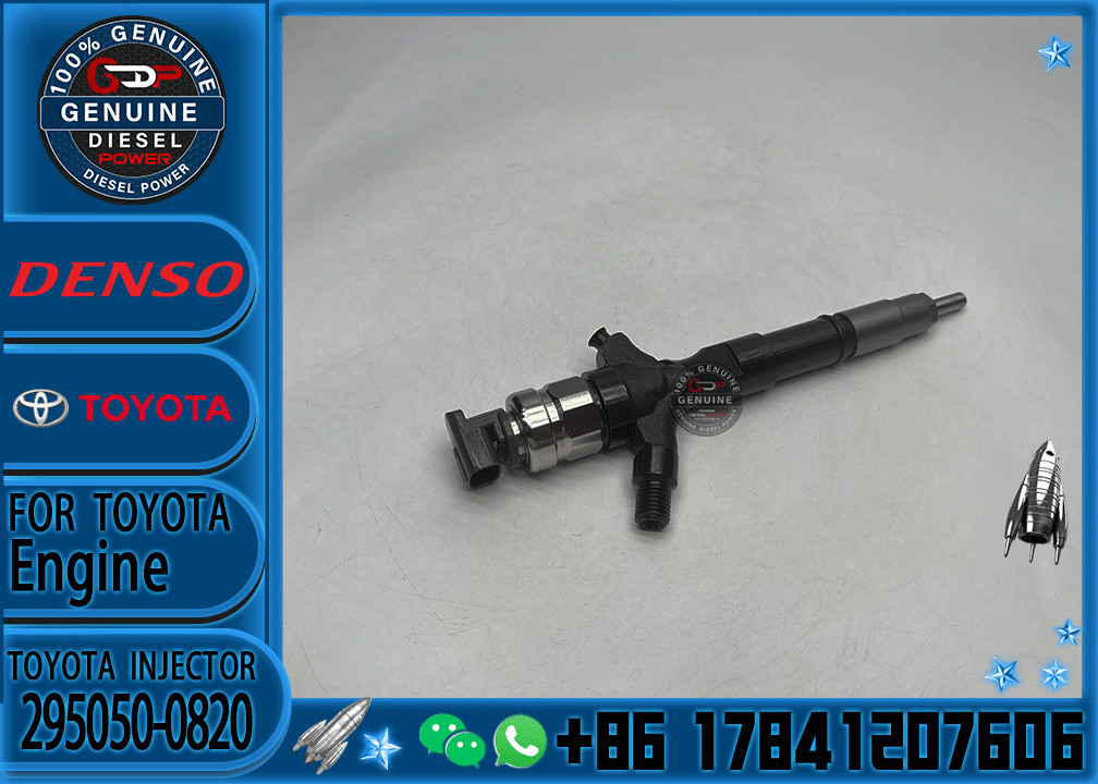 diesel fuel injector nozzle testing 295050-0820 295050-0821 295050-0822 295050 0820 2950500820 for Toyota Dyna 1KD-FTV