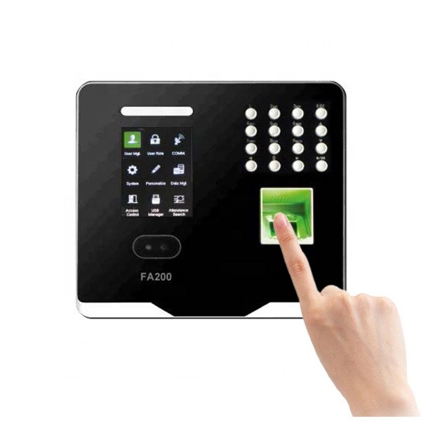 WIFI Function Facial Recognition Time Attendance System Friendly UI
