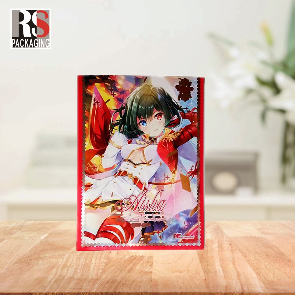 66x91 Trading Key Card Sleeves PP Sport Business Card Holder Sleeves Customized