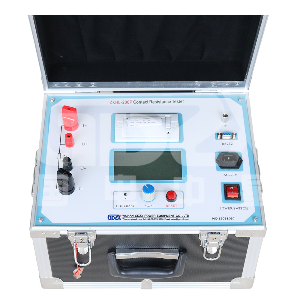 ZXHL-200P Loop And Contact Resistance Tester With Printer Test Current 100A 200A