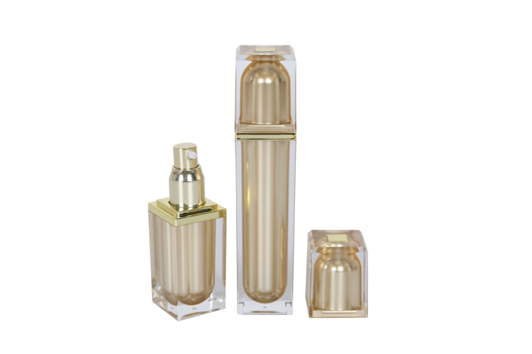 120ml Acrylic Serum Bottle Face Cream Jar Cosmetic Packaging Set