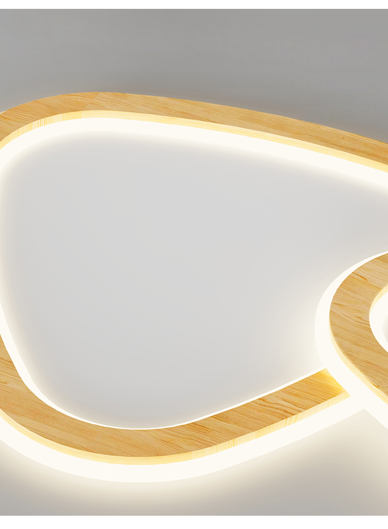 Modern Ceiling Lights Living Room Art dero Cloud round Wooden ceiling lights(WH-WA-50)
