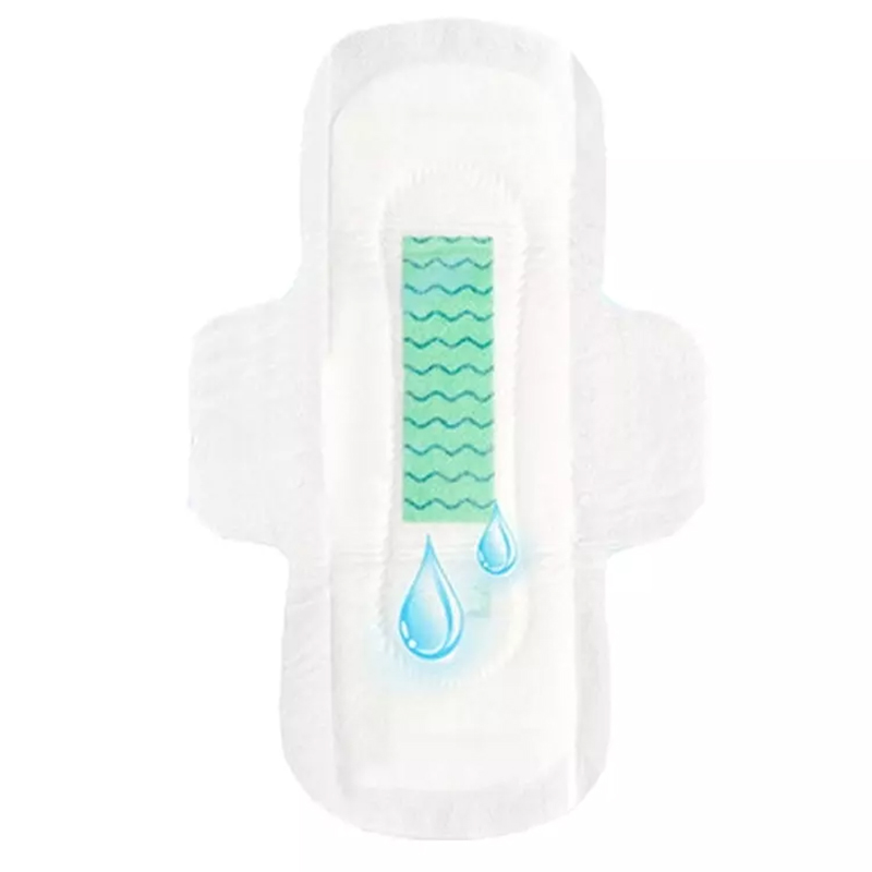 Breathable Top Sheet Disposable Lady Anion Chip Sanitary Pad for Sensitive Skin and Day