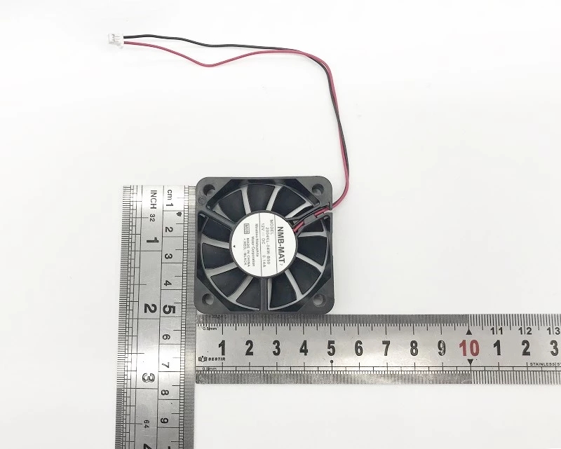 EURO Main Market Red JST 2 PIN Connector with 12V DC Computer 50*50*10mm Cooling Fan