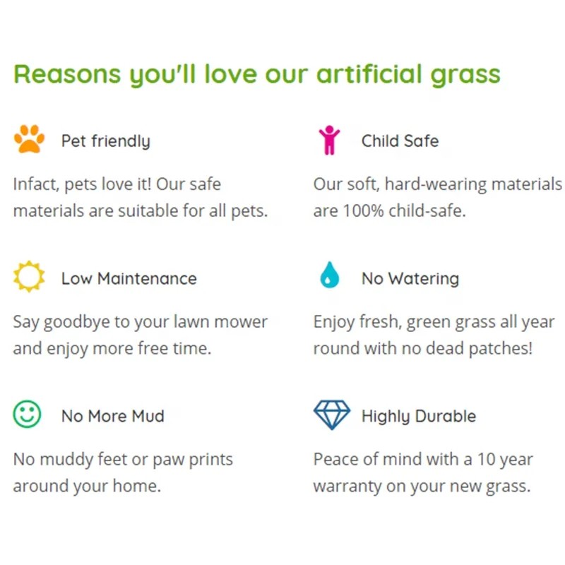 Outdoor PP PE Landscaping Artificial Green Grass 25mm / 30mm 17000 Dtex