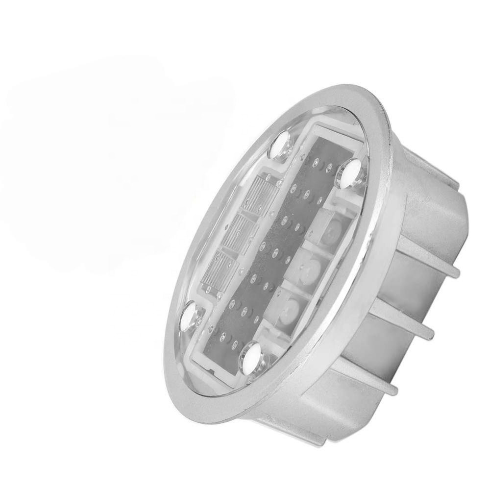 Aluminum Solar Powered LED Ground Lights 6 LEDs Type For Airport Runway Edge
