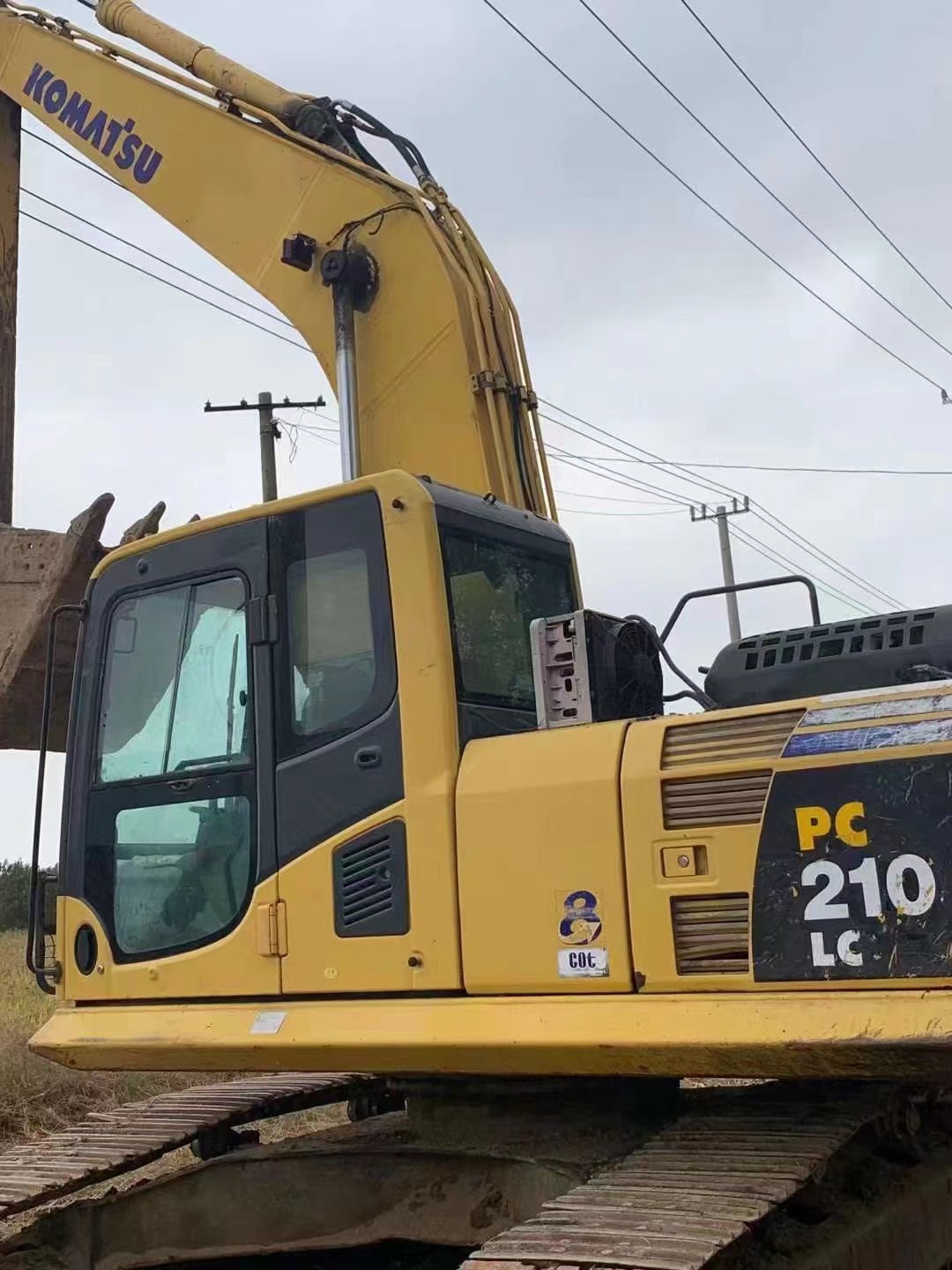 Japanese PC 200 8 Komatsu Excavator With Original Hydraulic Cylinder