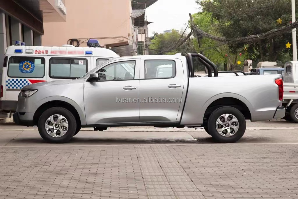 4x4 Hydraulic AWD Pickup with LED Camera Electric Leather Turbo Dark Diesel Fuel ACC