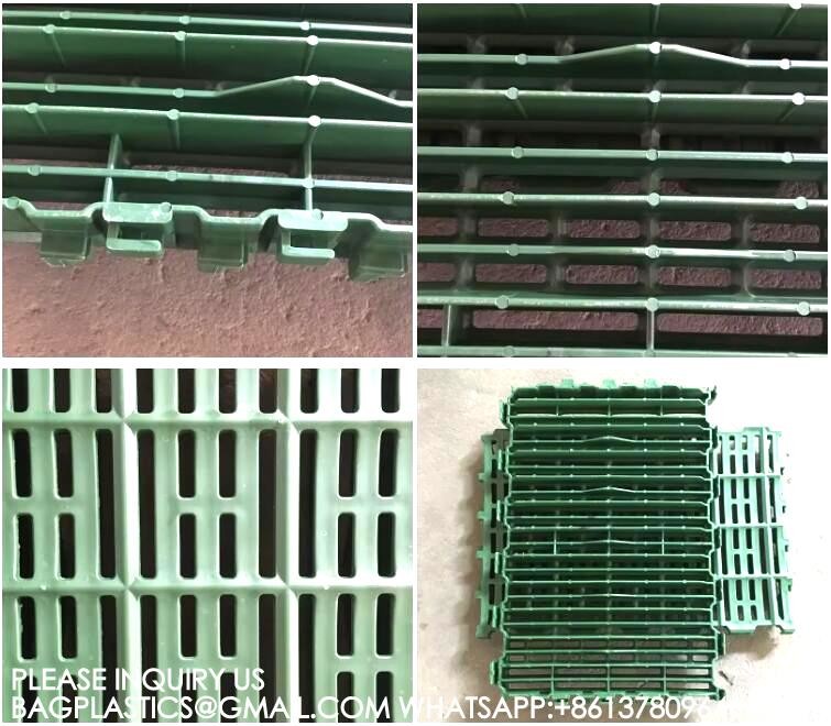 New Durable 600*600mm Plastic Slat Flooring for Pig Farm Floor Farrowing Sow Floor Farms