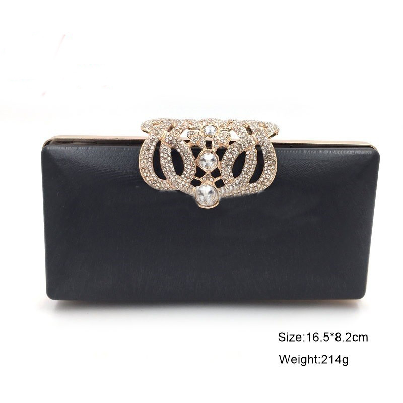 Handbags Accessories Custom Rectangle Gold Iron Metal Purse Frame Box Clutch Bag Frames