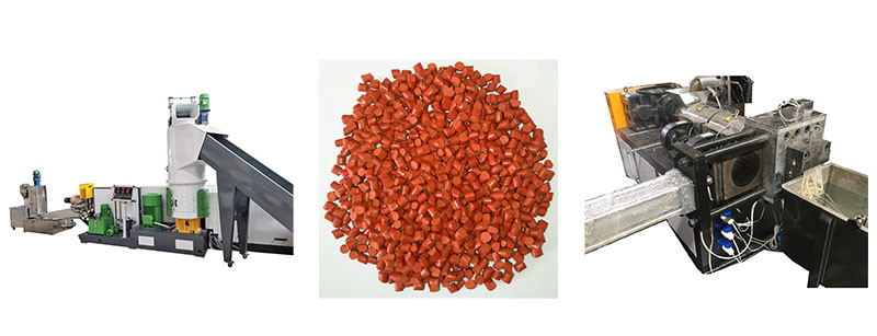 50 To 80r/Min Plastic Granules Machine Pe Granulating PP Production Line Waste Plastic Recycle