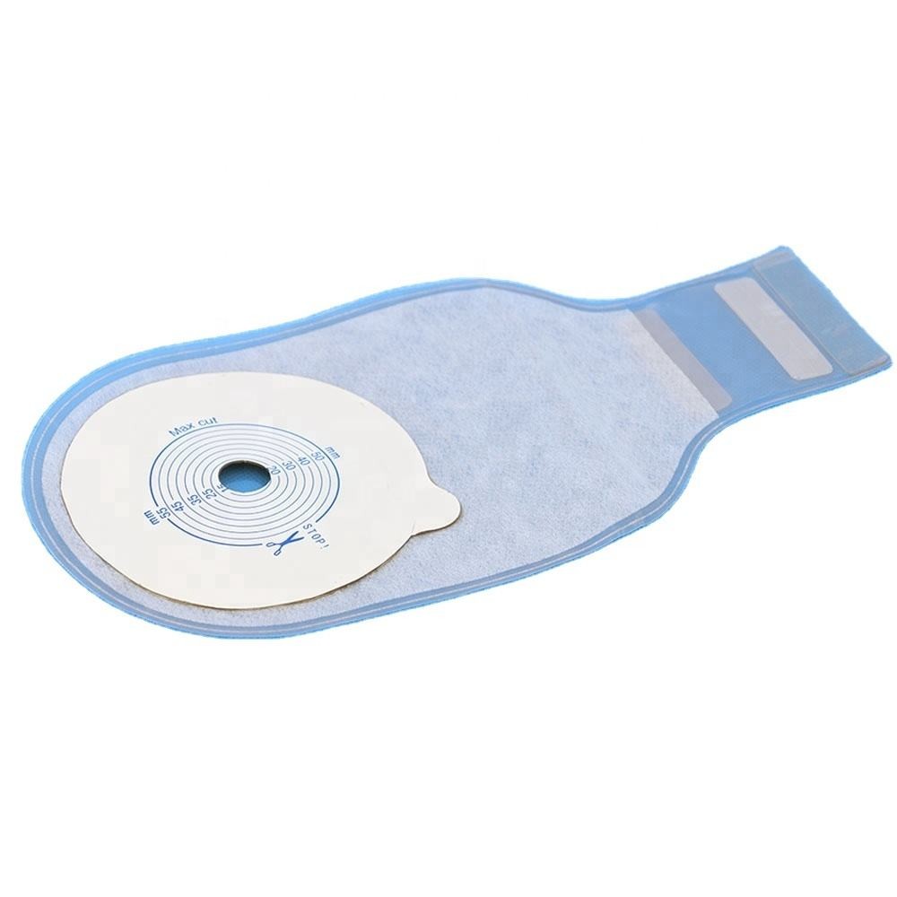 Disposable Ostomy Bag One System Closed Colostomy Pouch With CE ISO
