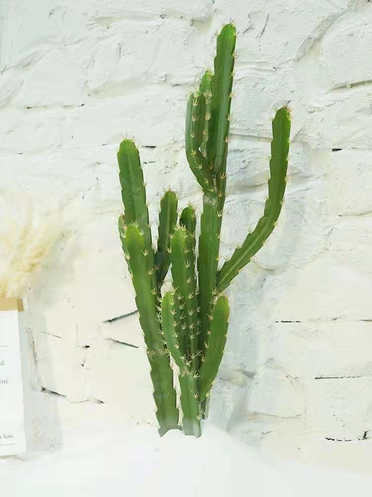 Nordic Cactus Artificial Green Plant Bedroom Floor Potted Fire Retardant