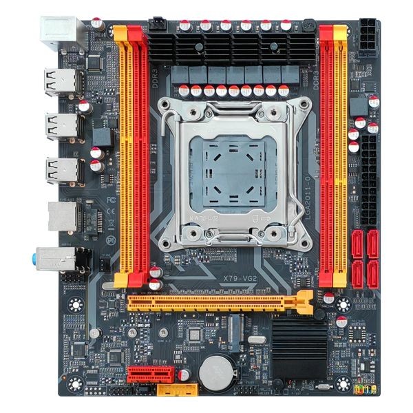 Desktop X79 Lga 2011 DDR3 Dual Channel Motherboard Computer Mainboard 2011 X79 custom computer motherboard supplier