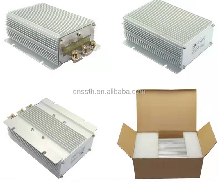 Portable DC 24V To DC 12V Converter 100A Voltage Regulator Module Lightweight