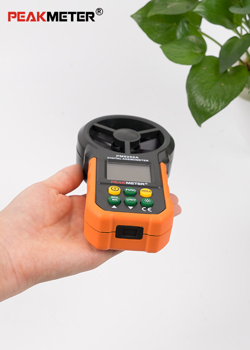 Data logging Non-slip designed Unit switch Digital Anemometer