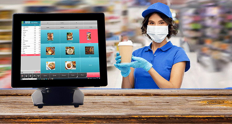 Resolution 280 Plus POS Terminal with Capacitive Touch Panel and External Printer Option