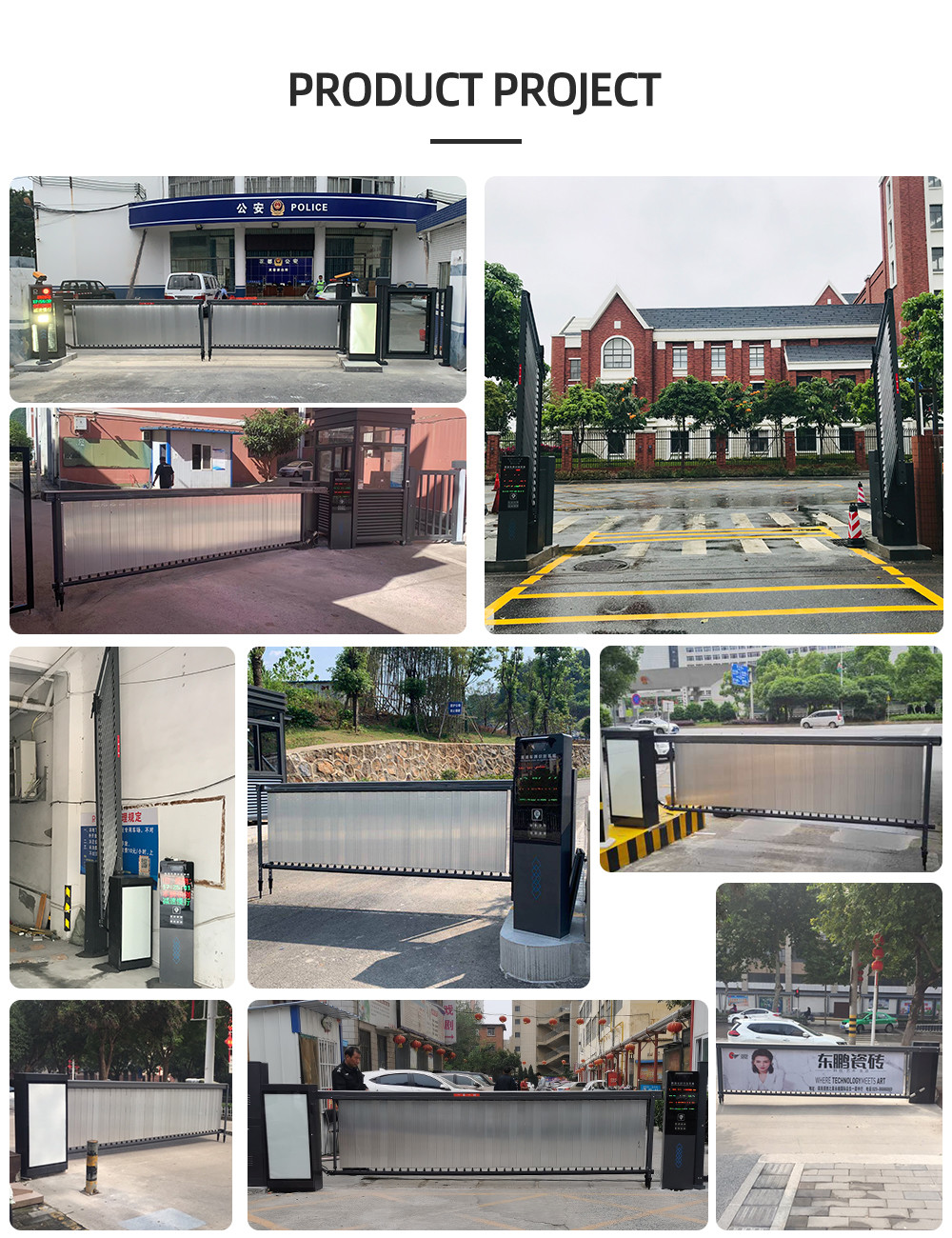 RoHs Vehicle Barrier Gate