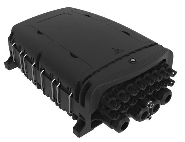 Pre-connectorized Optical Fiber Distribution Box GFS-16Q-3IP68 144F 378*255*116mm 16 household aerial/wall/pole -mounted