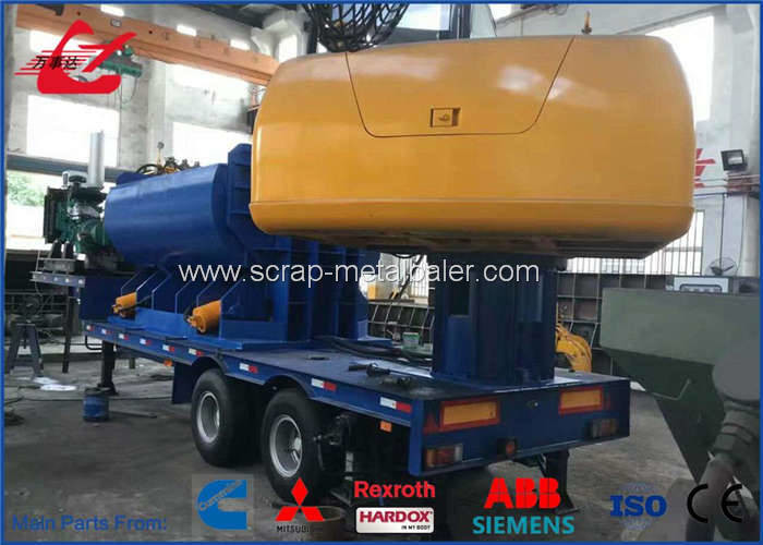 High Capacity Metal Scrap Logger Baler Machine For Light Metal Scraps Baling Into Blocks