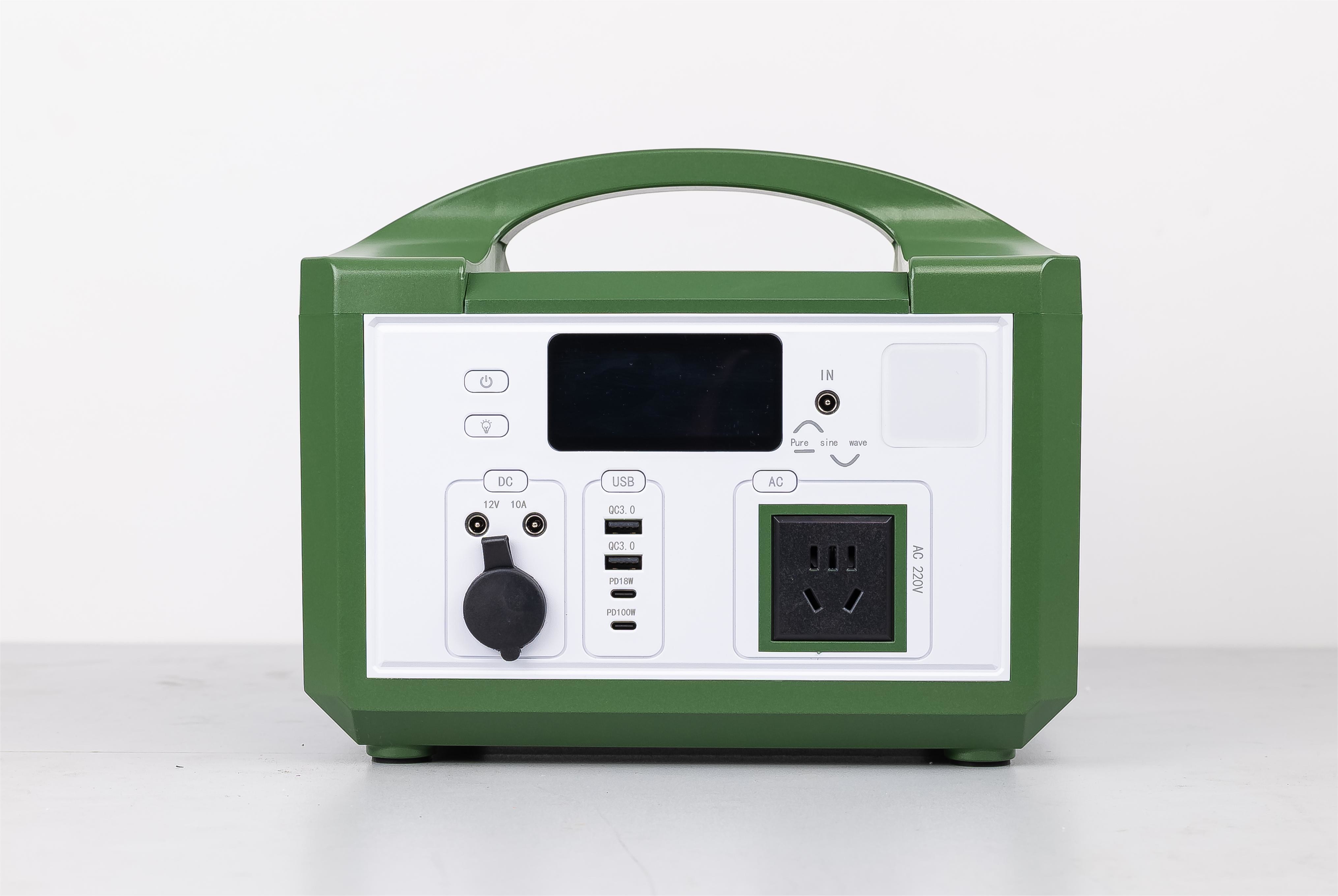 Waterproof IP51 600W AC 12V MPPT Solar Controller Portable Solar Power Station With CE Approved For Mower/Electric Drill