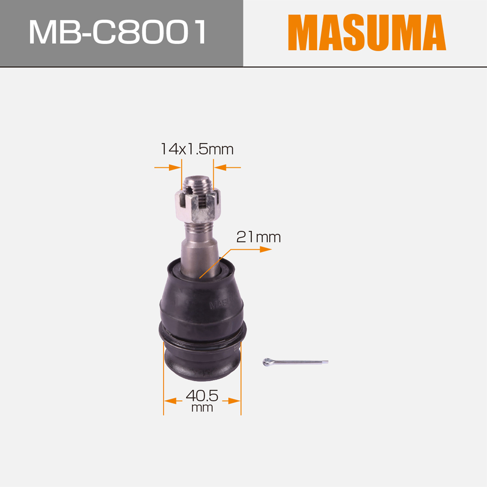 MASUMA Auto Suspension Systems Lower Ball Joint for Subaru TRIBECA W10. EZ30 SBJ-8004