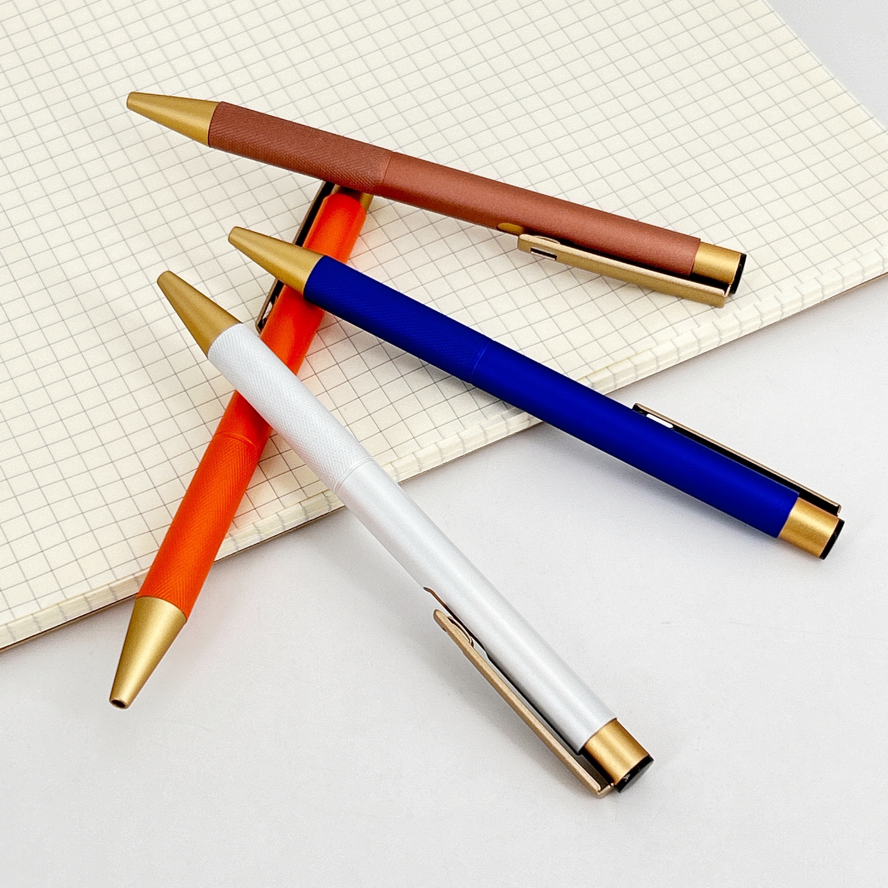 Simple Press Metal Ballpoint Pen Wholesale Matte Roller Ball Pen For Business Gifts