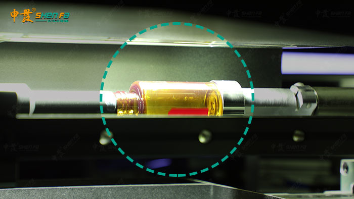 Full Servo 3-color Silk Screen Printing Machine With Vision Camera Orientation For Round Bottle SF-MP310